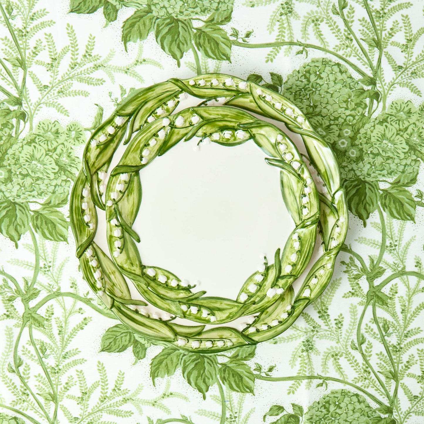 Green Lady Isabella's Garden Tablecloth