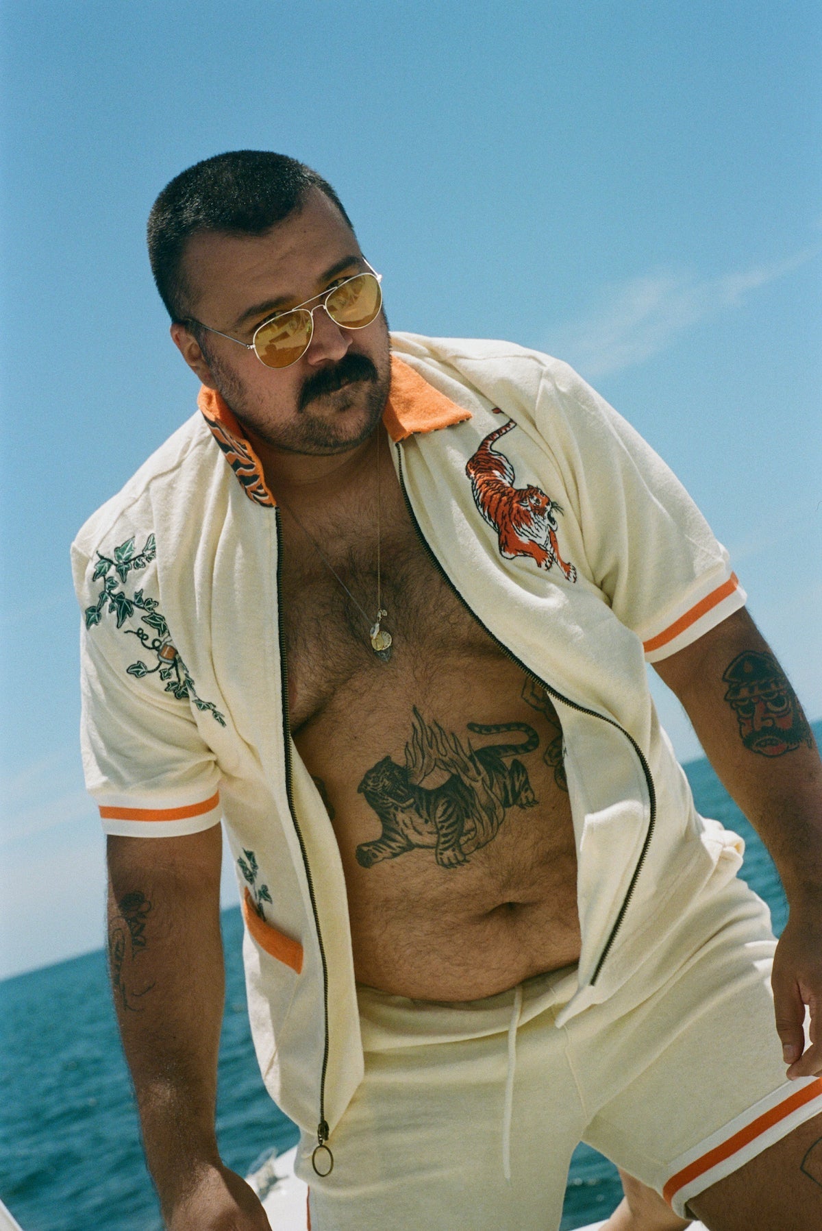'Crouching Tiger, Hidden Beverage' Cabana Shorts