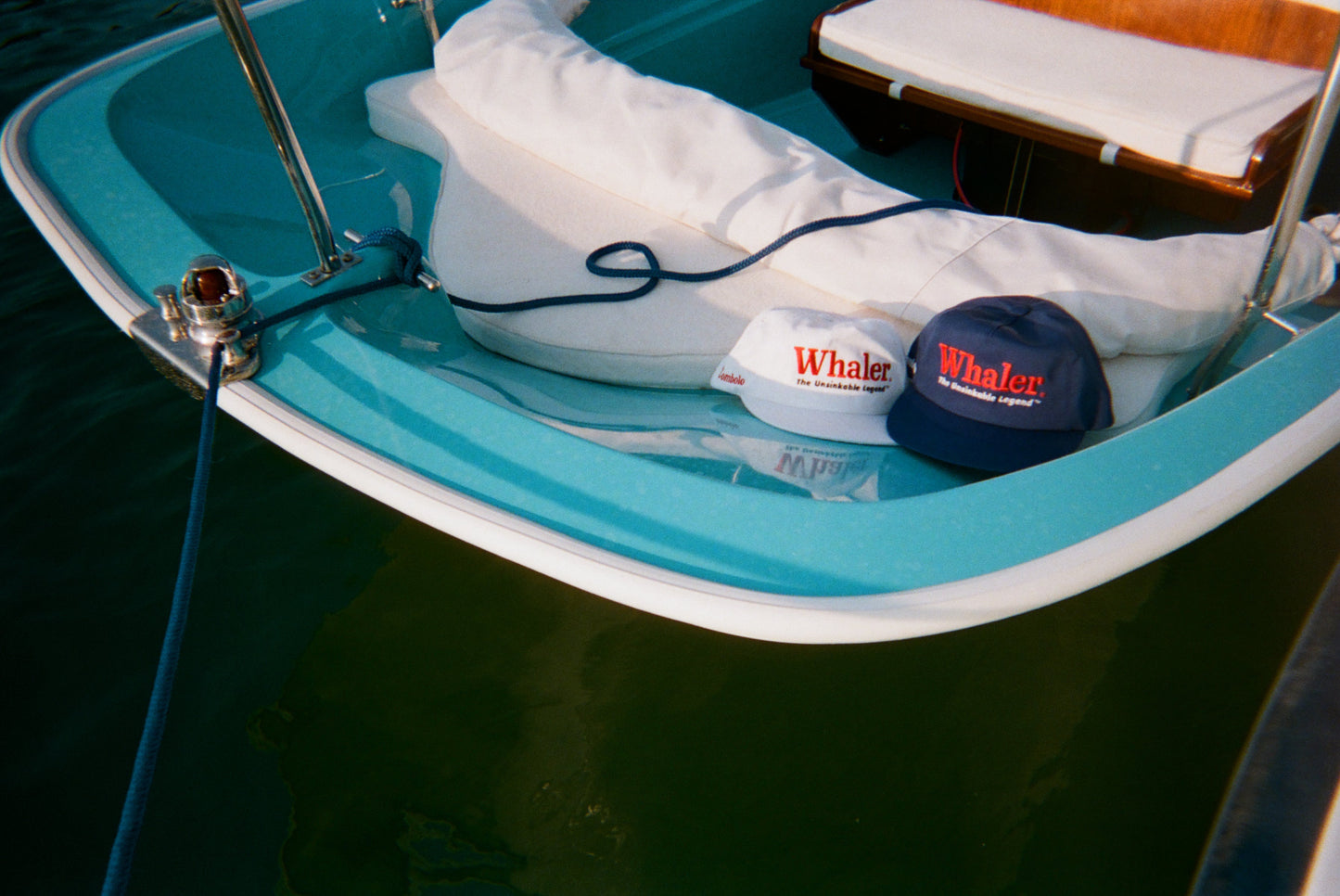 'Boston Whaler: Unsinkable Legend' 5-Panel Souvenir Cap (Blue)