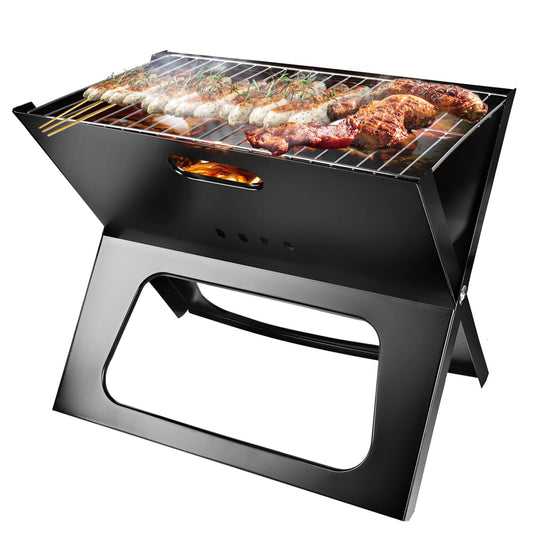 Foldable Portable Charcoal BBQ Grill – 170 sq in Cooking Surface