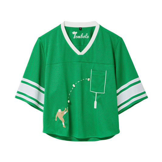 ‘Doink!’ ~ Relaxed Crop Cut (Green)