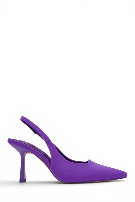 Caria Slingback Pumps - Purple