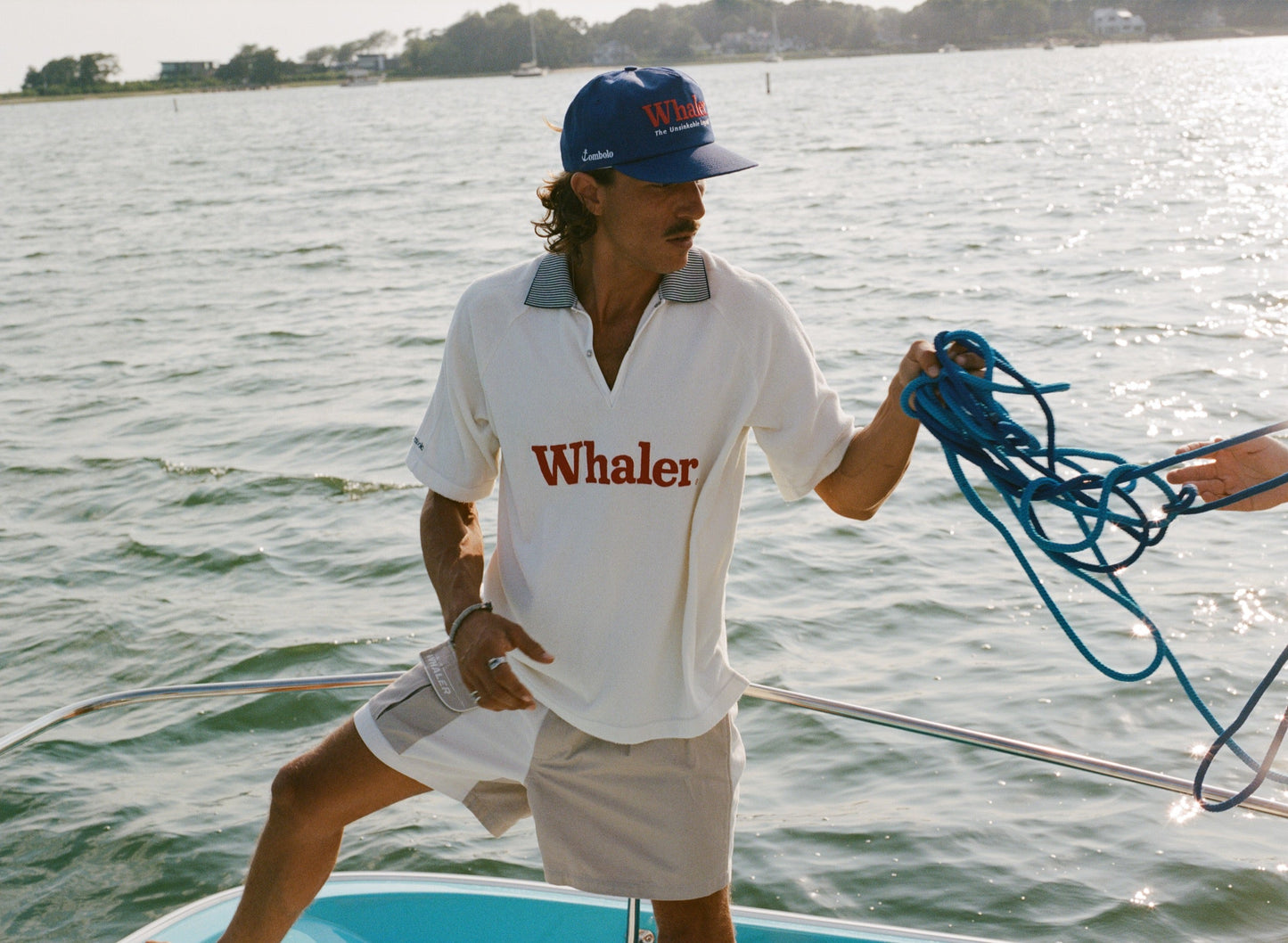 'Boston Whaler: Unsinkable Legend' 5-Panel Souvenir Cap (Blue)