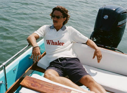 Customizable 'Boston Whaler' Raglan Terry Polo