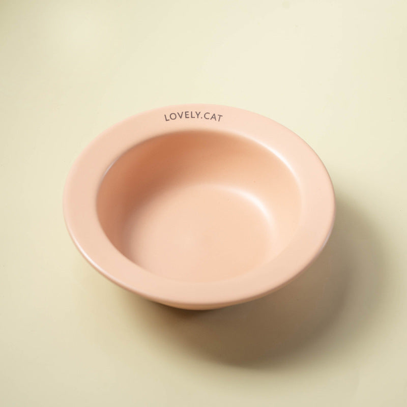 Cat Bowl Rack Acrylic Dog Bowl Anti-tumble