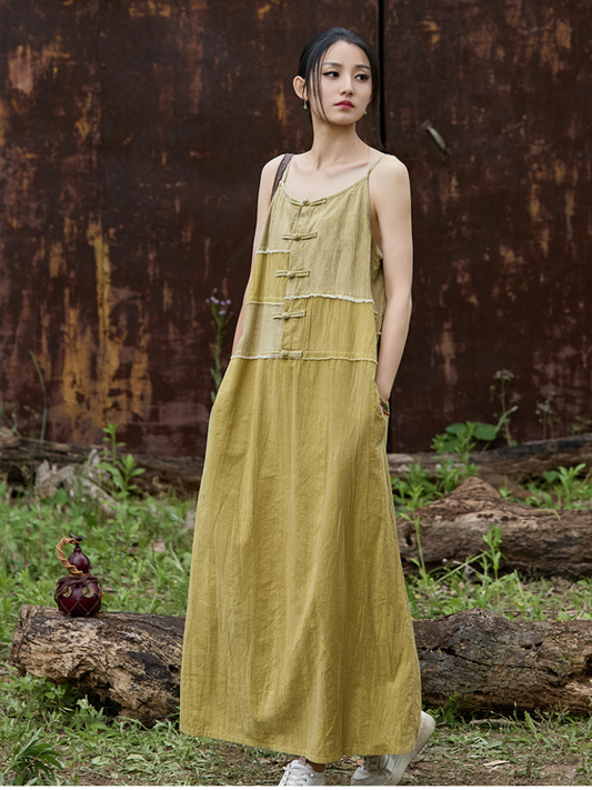 Elegant Women's Tie Dye Dress with Pocket - Eva Trends