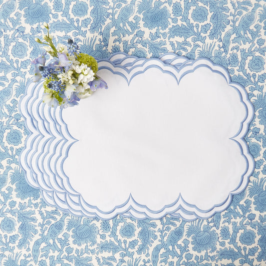 White Serena Placemats (Set of 4)
