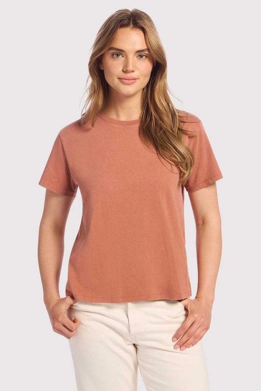 Vintage Cotton Everyday T-Shirt | Washed Clay