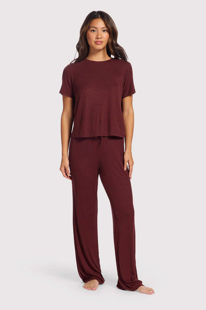 Ribbed Pajama Set