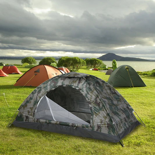 1-2 Person Ultralight Camping Tent – Single Layer, 850g, UV Coating, Quick Setup