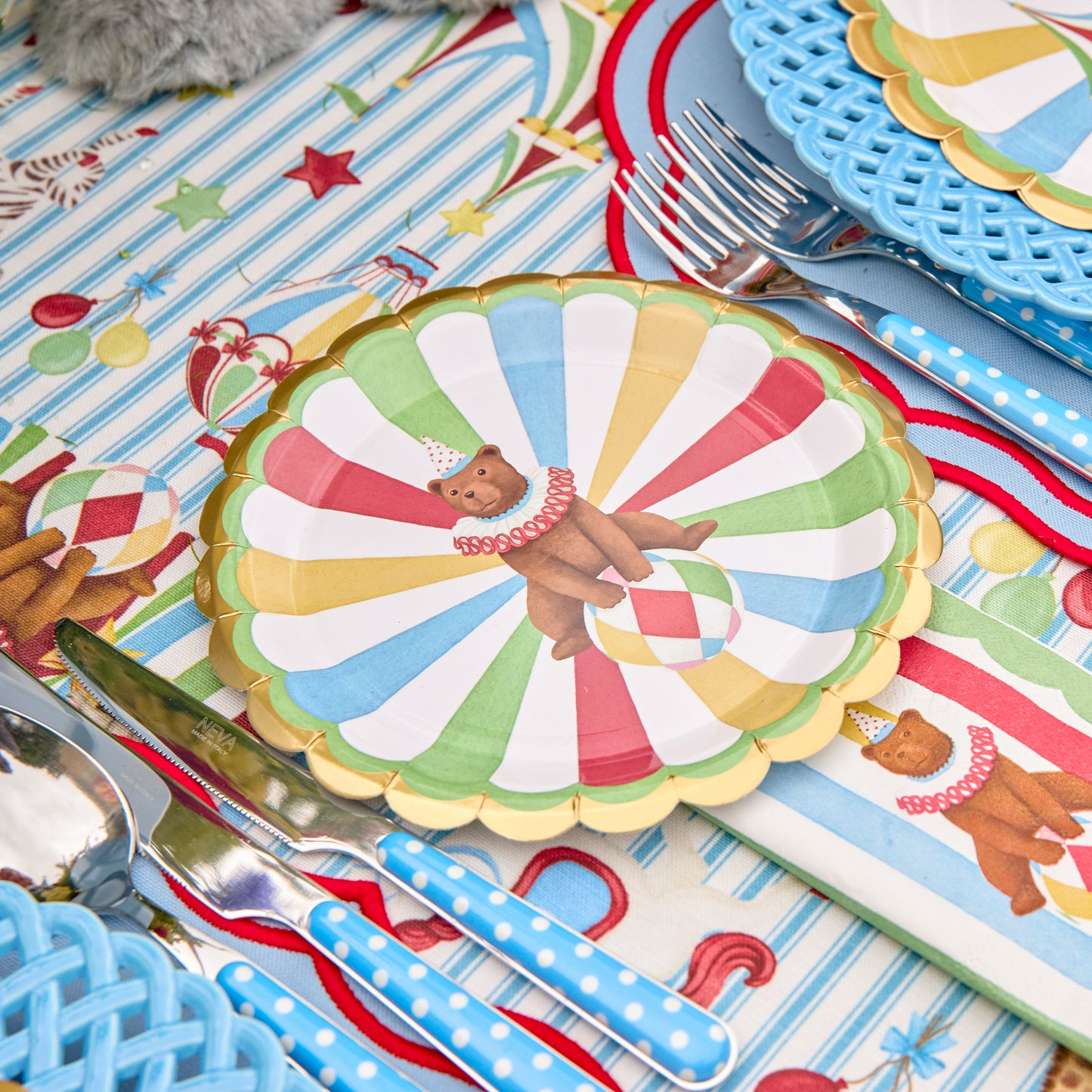 Circus Dinner Paper Plates (Set of 8)