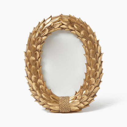 Odette Oval Gold Photo Frame - 4"x6"
