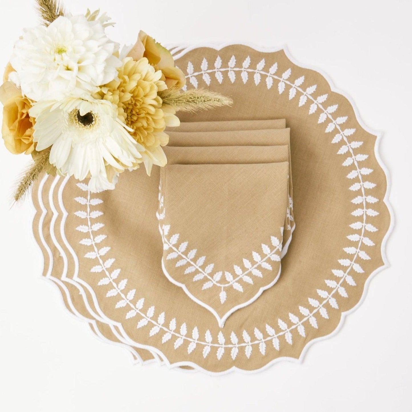 Natural Laurel Placemats (Set of 4)