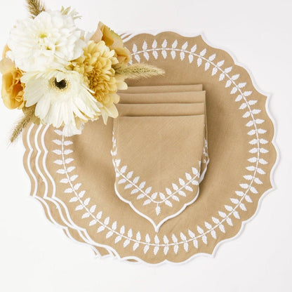 Natural Laurel Placemats (Set of 4)