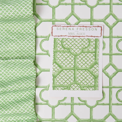 Green Shaded Bamboo Wallpaper