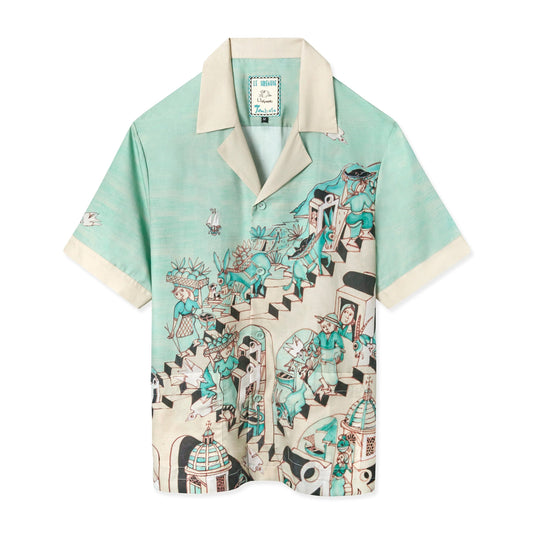 ‘Le Sirenuse’ by Lucio Liguori (Silk & Cotton Twill)
