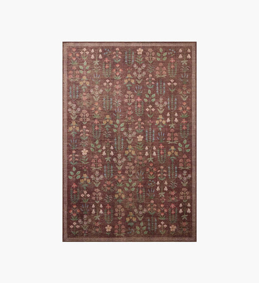 Edinburgh Campbell Power Loomed Rug - Merlot