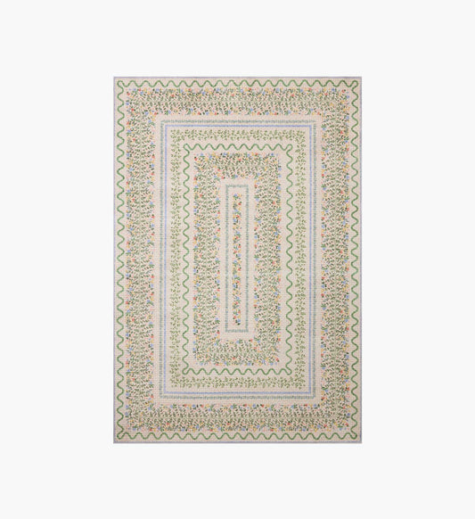 Orchard Wildwood Vines Washable Rug - Ivory