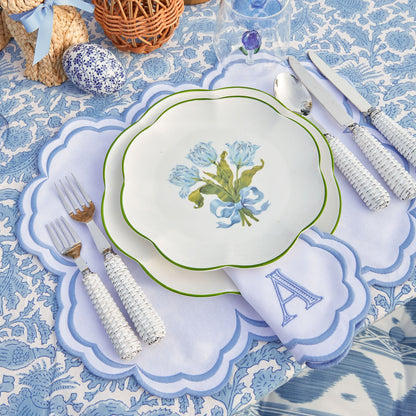 White Serena Placemats (Set of 4)