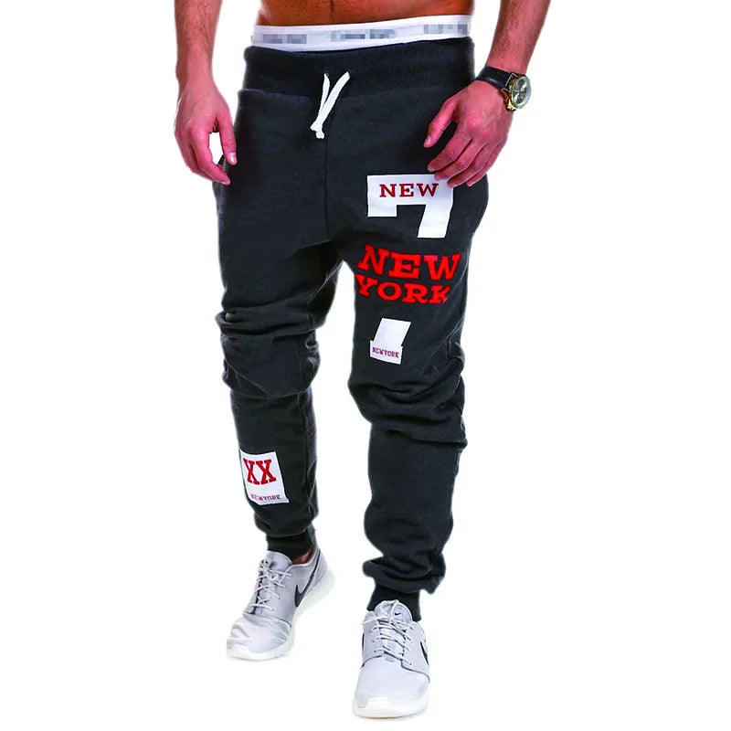 Men's Athletic Shorts Sweat Shorts Capri Pants Drawstring Print Letter Sports Outdoor Weekend Streetwear Stylish Sweatpants Male