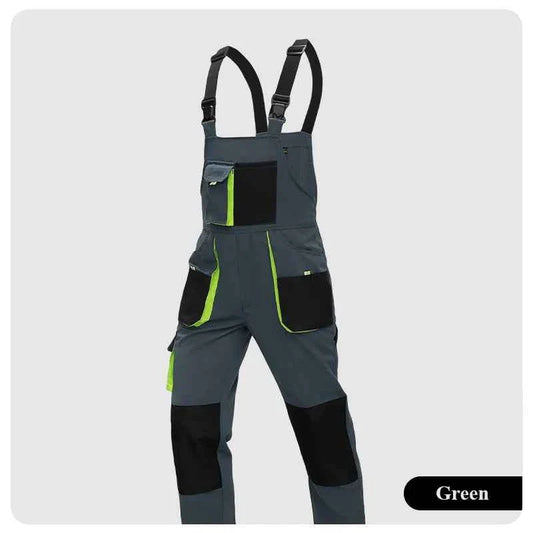 High Quality Men's Overalls Big Multi-Pocket Jumpsuit Wearproof Romper Factory Labor Protection Clothing Men Workwear Suits
