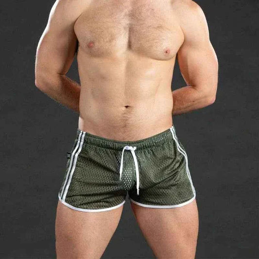 Men's Quick-Dry Mesh Sports Shorts – Breathable Training & Swim Shorts