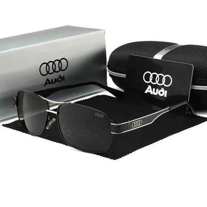 Audi Polarized UV400 Driving Sunglasses for Men/Women Square Frame Glasses Wholesale Gift for Auto Enthusiasts 557