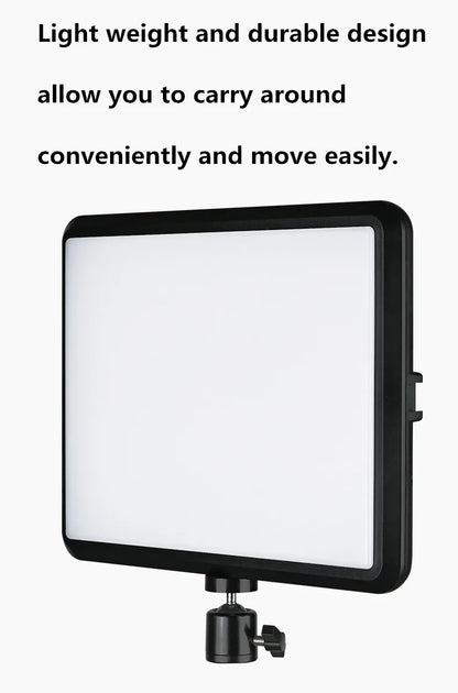8/12 Inch LED Photography Video Panel Light Photo Studio Lighting Kit For Shoot Live Streaming Youbube With Tripod Stand