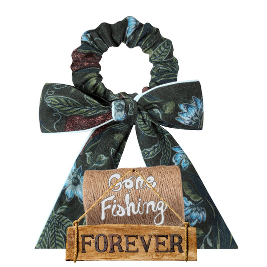 Lurking Jaguar - Scrunchie (Green)