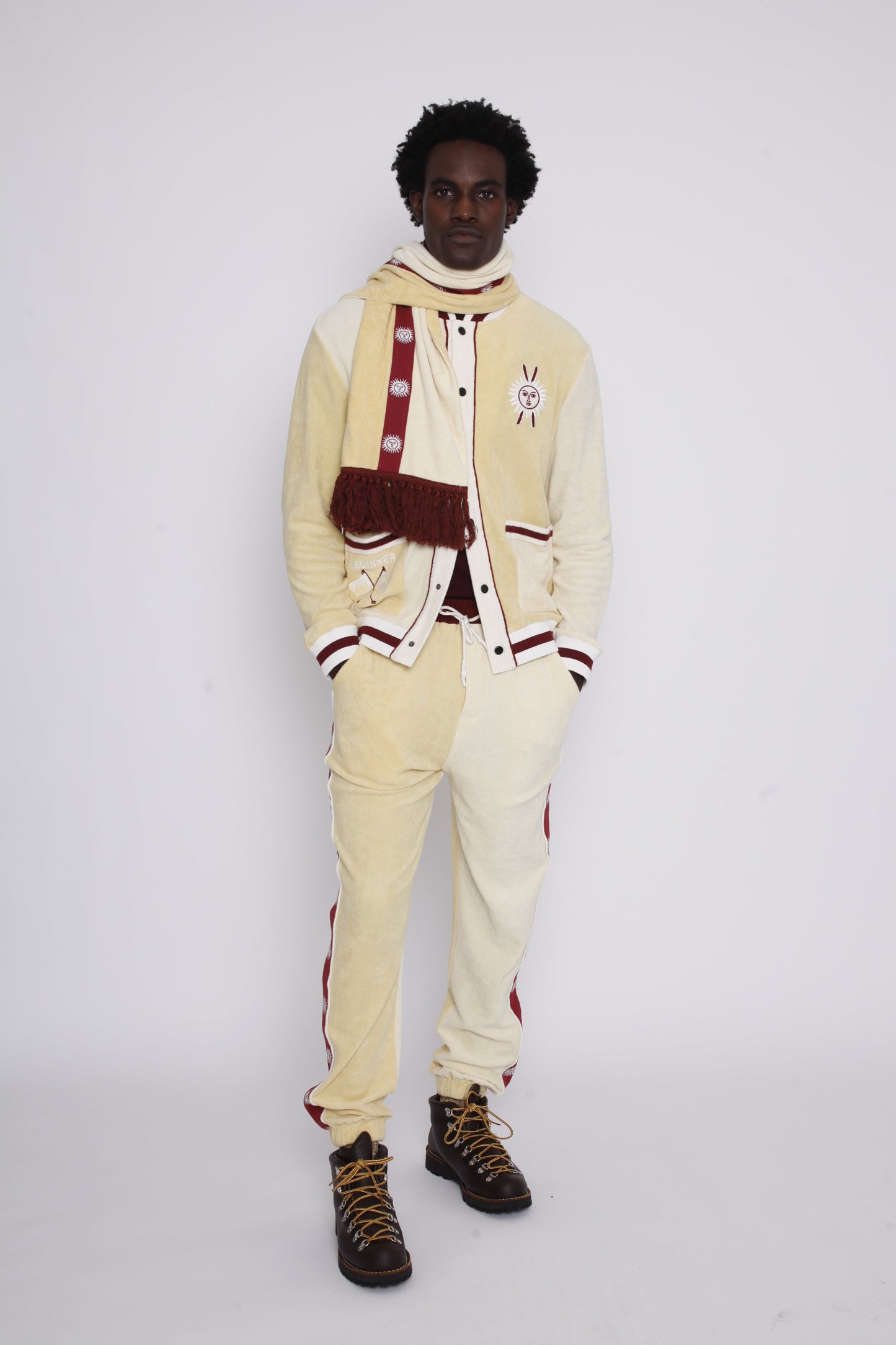 'Après Ski' Scarf (Yellow)