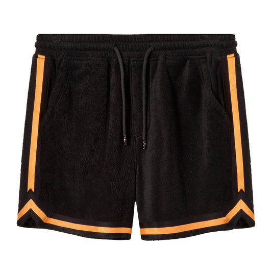 'Crouching Tiger, Hidden Beverage' Cabana Shorts (Black)