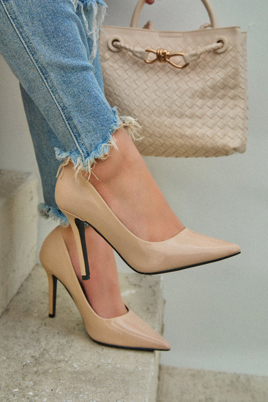 Carolina Pump Heels - Nude