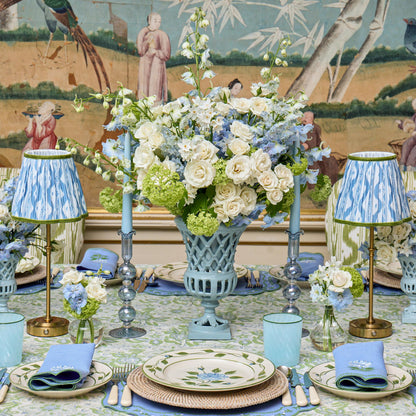 Blue Rose Bud Starter Plates (Set of 4)