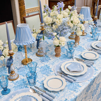 Blue Laurel Dinner Plates (Set of 4)