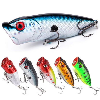 22-Piece Hard Fishing Lure Kit – Topwater & Midwater, Minnow, Popper, VIB, Pencil