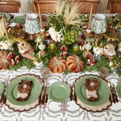 Taupe & Chocolate Isabella Placemats (Set of 4)