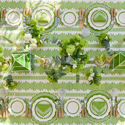 Green Laurel Starter Plates (Set of 4)