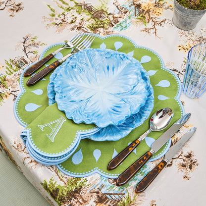 Blue Serena Cabbage Starter Plate