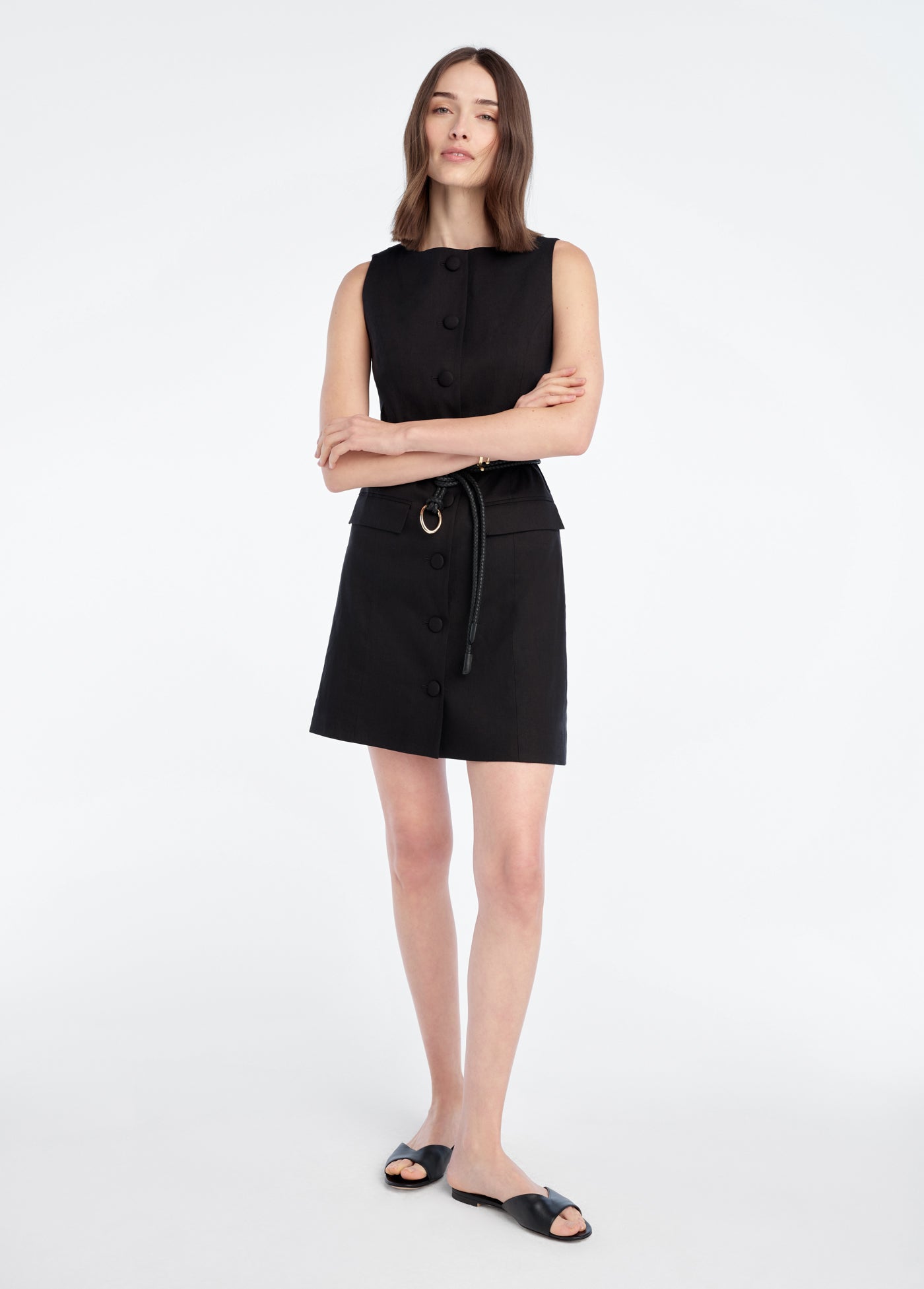 THE CECE LINEN DRESS