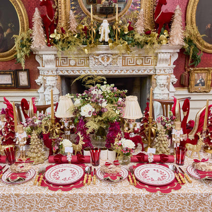 Burgundy Josephine Dinner Plates (Set of 4)