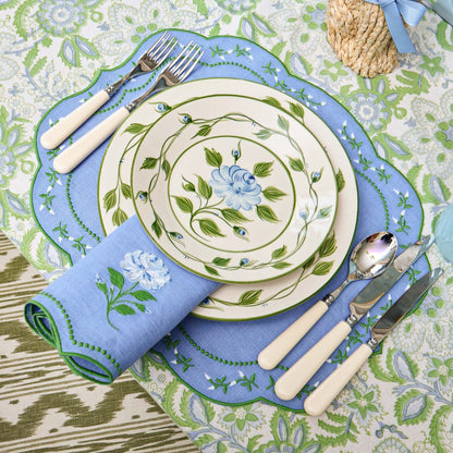 Blue Rose Bud Starter Plate