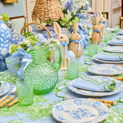 Emerald Hobnail Jug