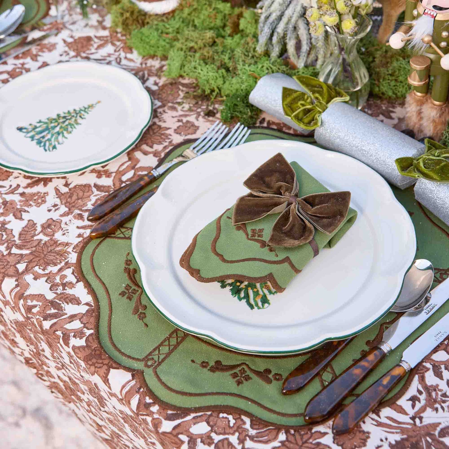 Chocolate Brown Napkin Bows (Set of 4)