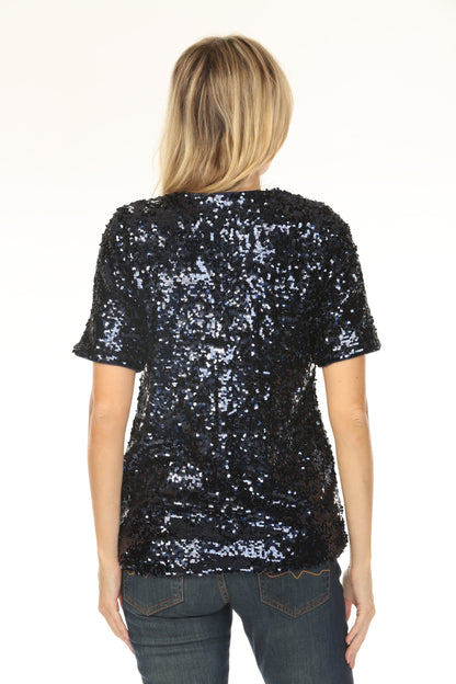 Johnny Was Bradley Sequin Blouse C17924-9 *