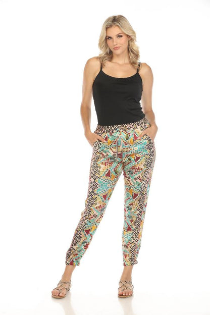 Johnny Was Genora Paneled Jogger Pants C64324A8