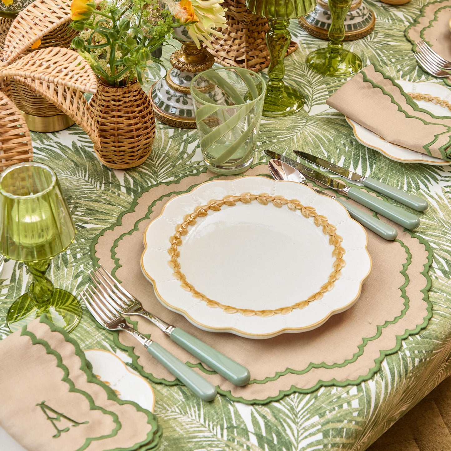 Sage Green Cutlery (5 Piece)