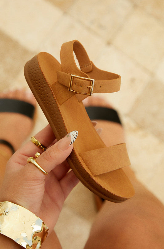 Mini Haley Sandals - Tan