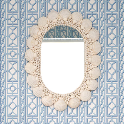 Blue Pavilion Wallpaper