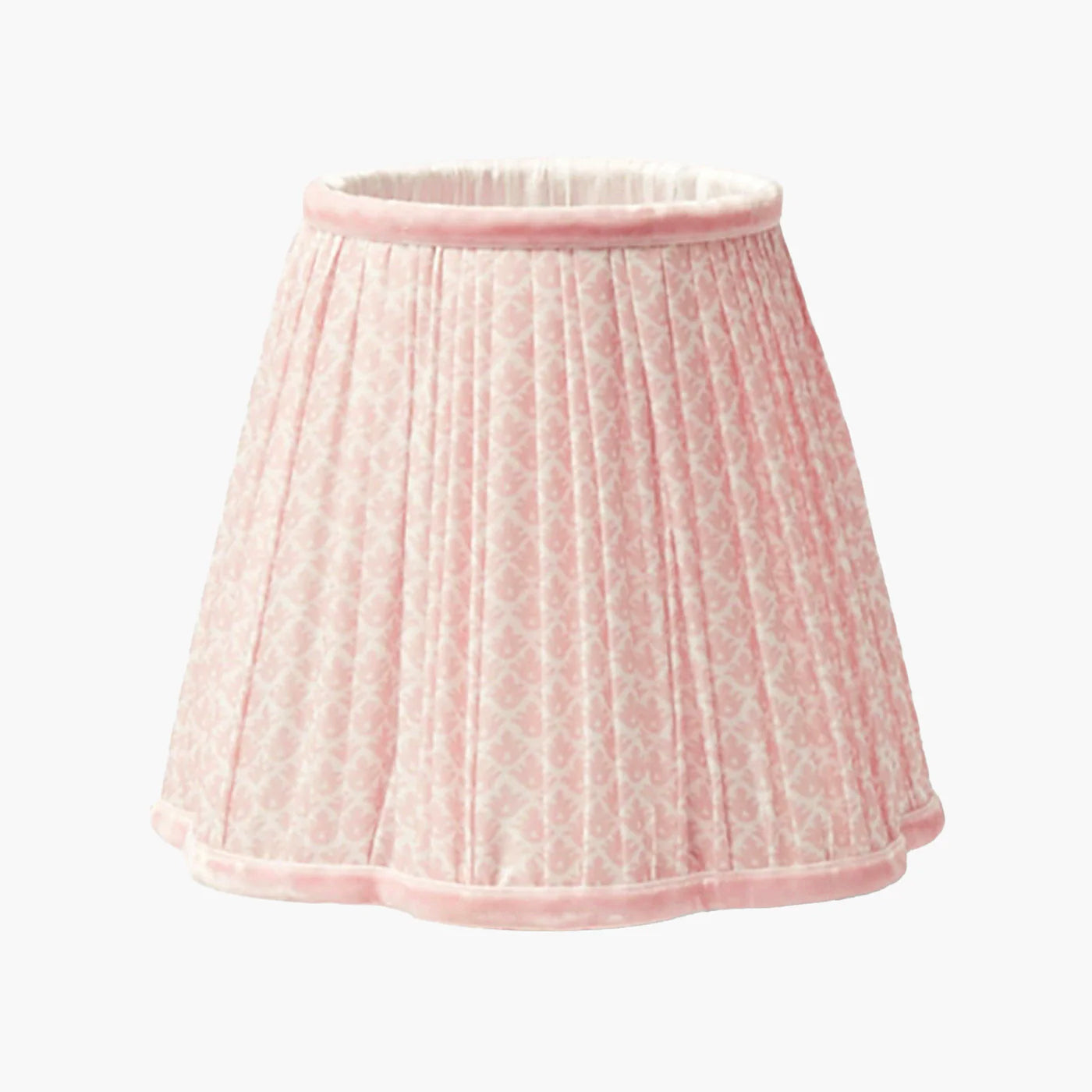 Red Ribboned Fifi Poodle Rechargeable Lamp with Pink Lotus Shade (18cm)