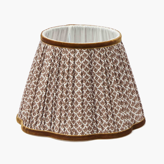 Chocolate Lotus Lampshade (22cm)